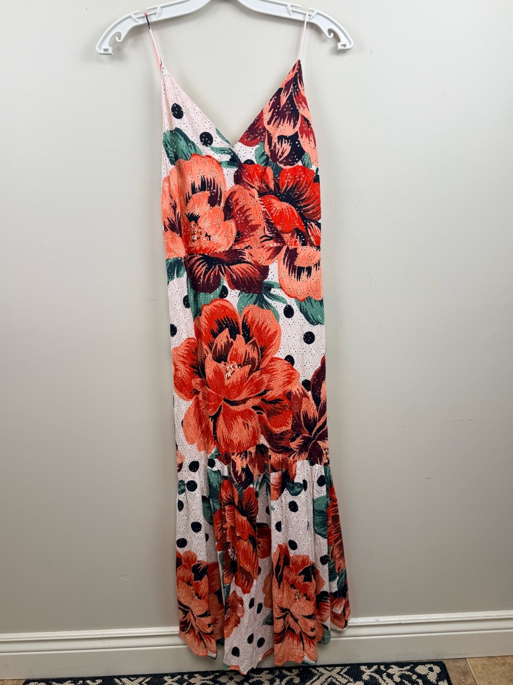 Farm Rio Riviera Eyelet Maxi Dress 14 - Picture 6 of 16